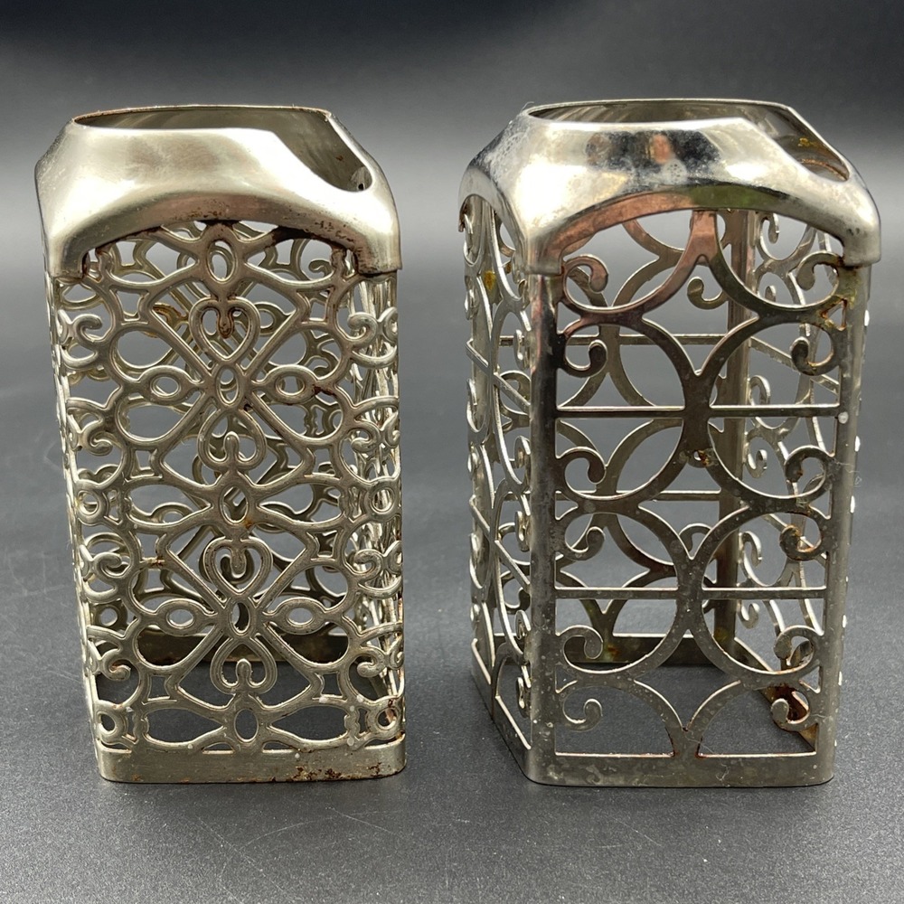 Bath Body Works Soap Holder Lot 2 Metal Sleeve Foaming Hand Soap Holders